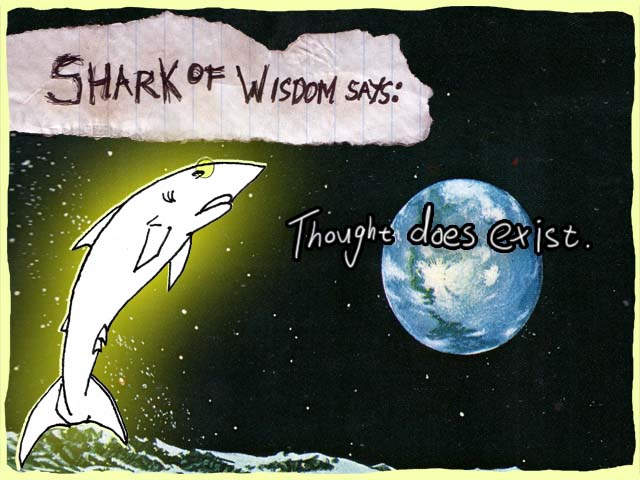 Thought does exist.
